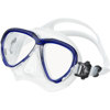 TUSA Intega Mask with Clear Silicone Cobalt Blue